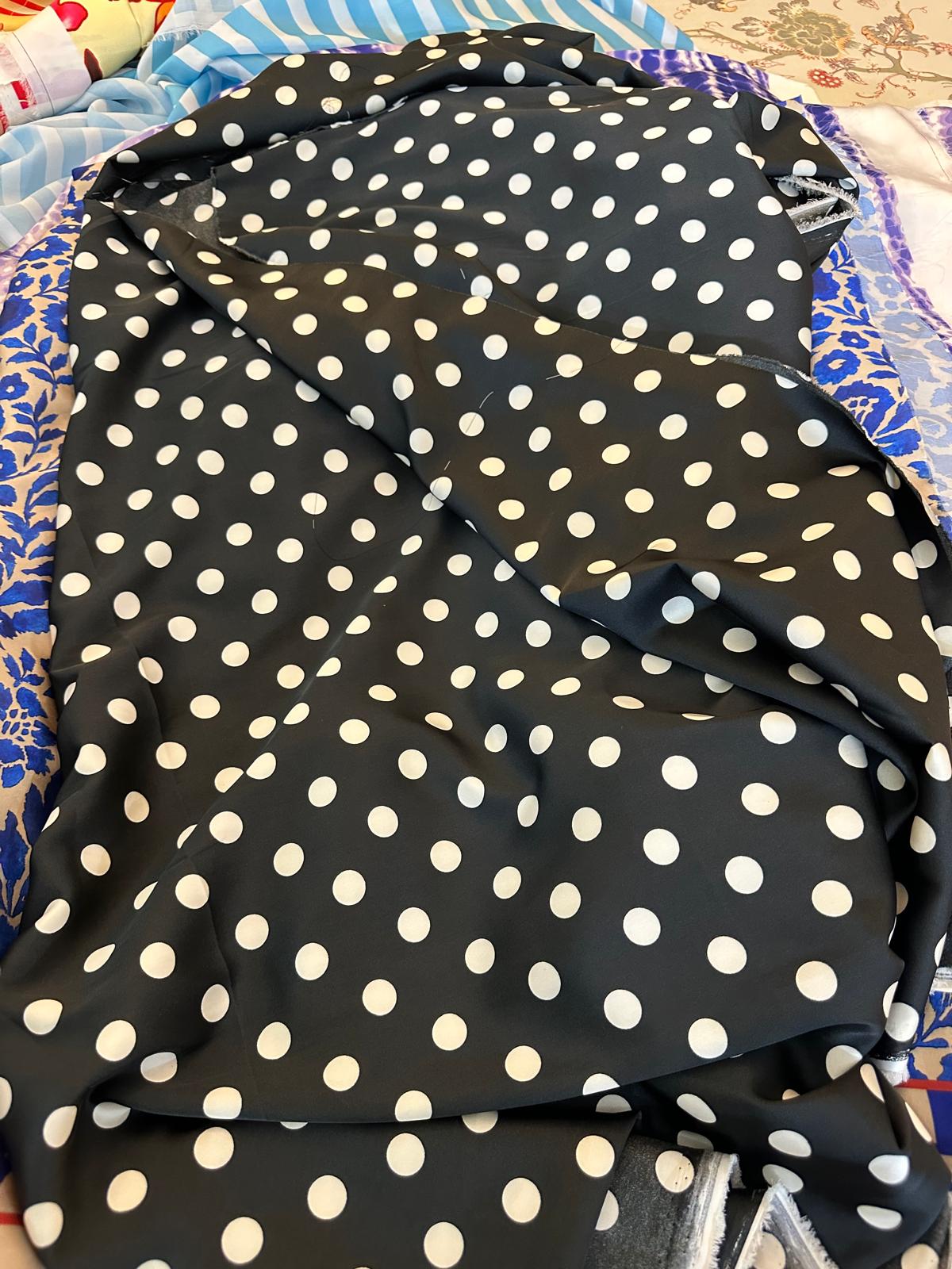 Dot Noir yardage